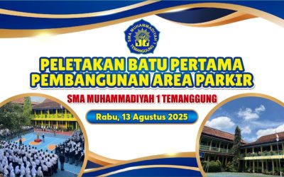 Peletakan Batu Pertama Pembangunan Gedung Parkir Bertingkat SMA Muhammadiyah 1 Temanggung